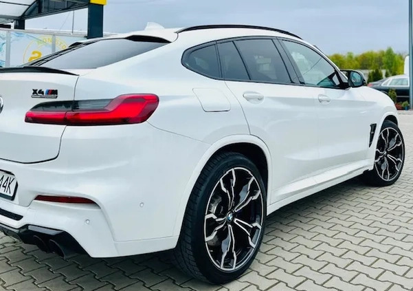 BMW X4 M cena 269000 przebieg: 94000, rok produkcji 2019 z Warszawa małe 154